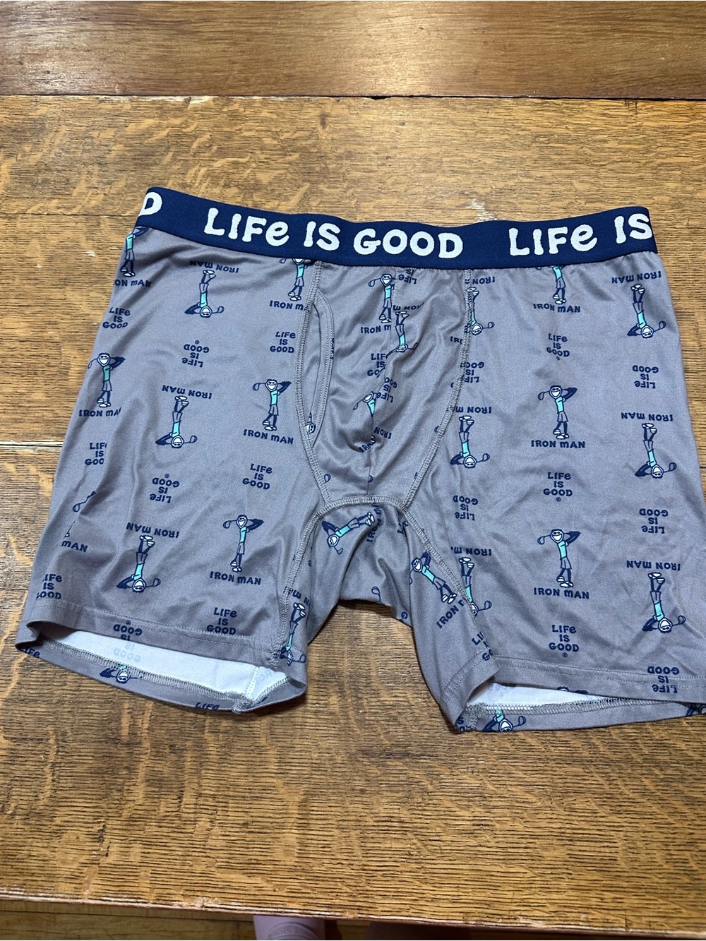 Life Is Good Men’s sz xl Boxer Briefs with Navy Waistband